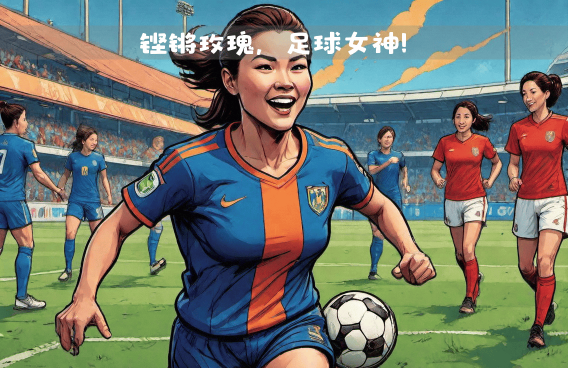 女足明星球员坚持训练，精益求精
