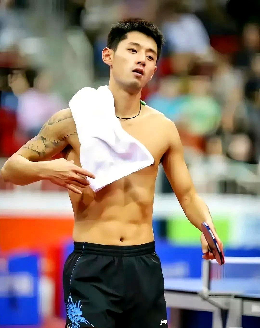 包含中国队鏖战葡萄牙队，张继科刷新纪录的词条